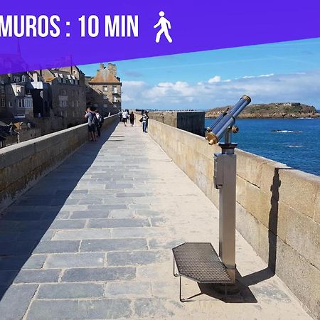 Escalier 16 - 30 M Plage Du Sillon - Proche Intra Сен-Мало Екстер'єр фото